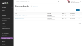 Document center in Xello